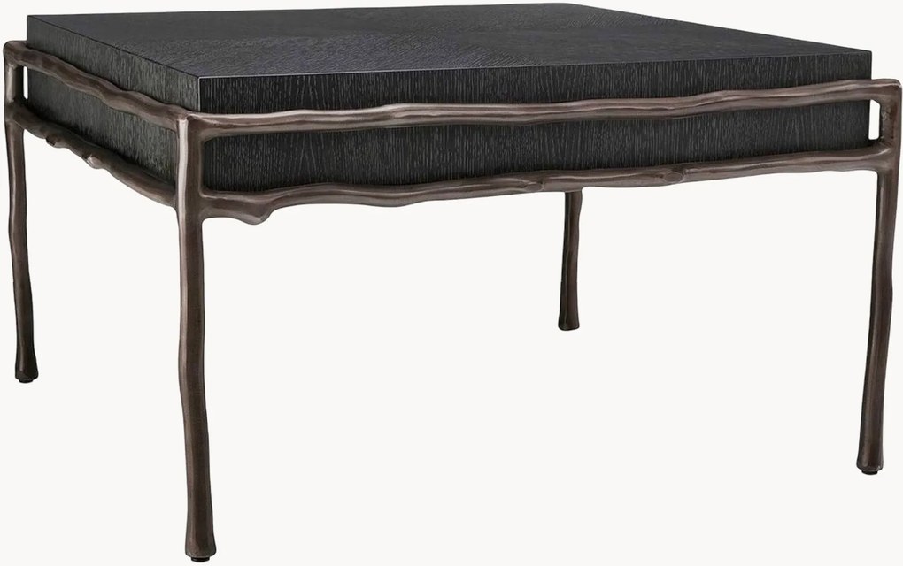 Mesa de centro com tampo de madeira Premier