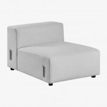 Módulo Central (85x113 Cm) Para Sofá Modular Bruna Tecido Cinzento Glaciar - Sklum