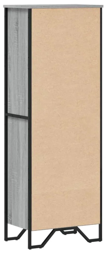 Estante 50x31x137,5 cm derivados de madeira cinzento sonoma