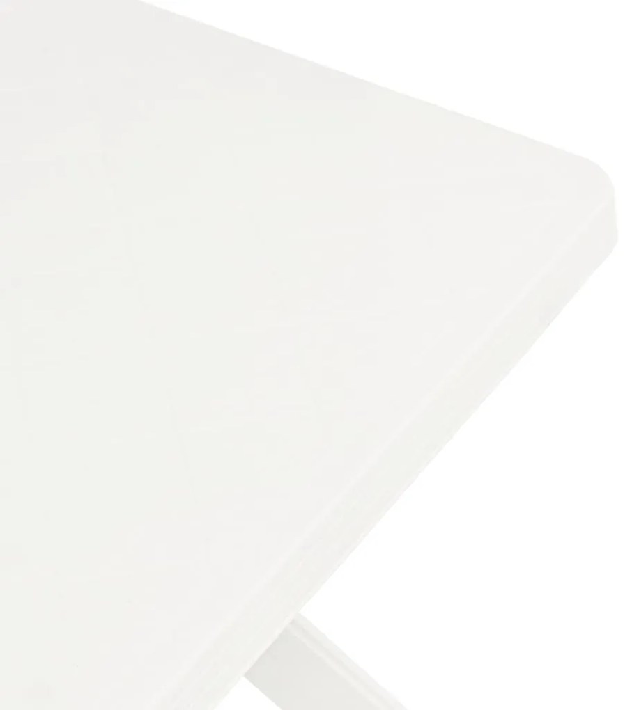 Mesa de bistrô 70x70x72 cm plástico branco