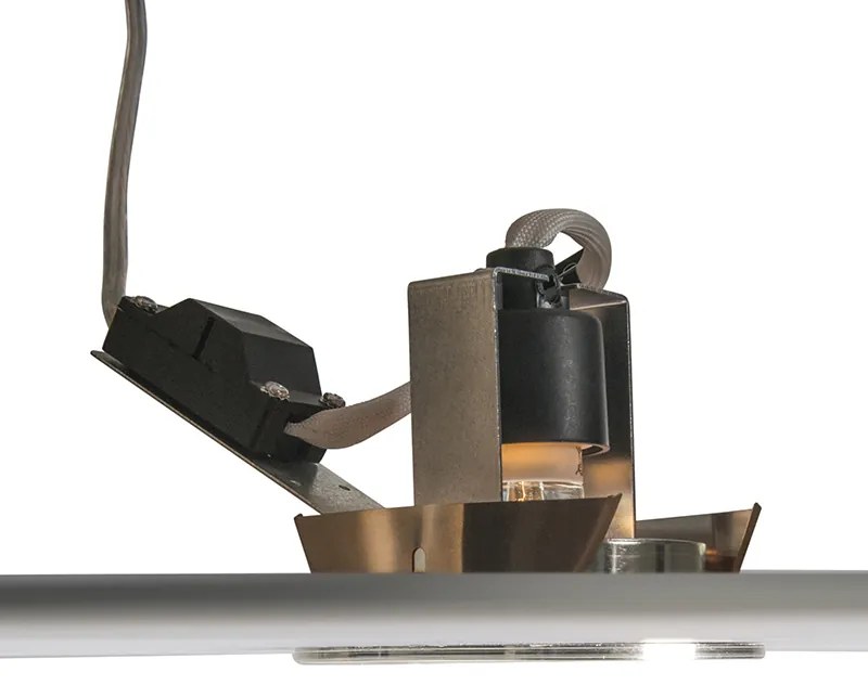 LED Foco embutido inteligente em aço inclinável com Wi-Fi GU10 - Cisco Moderno