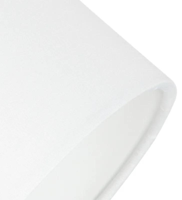 Refletor de teto em aço com abajur branco 3-light - Hetta Moderno
