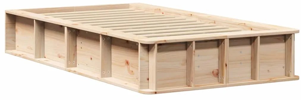 Estrutura da Cama Castanho 90 x 190 cm madeira