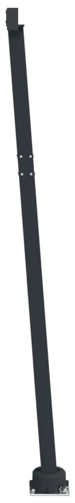Conjunto de postes para toldo 450x245 cm ferro antracite