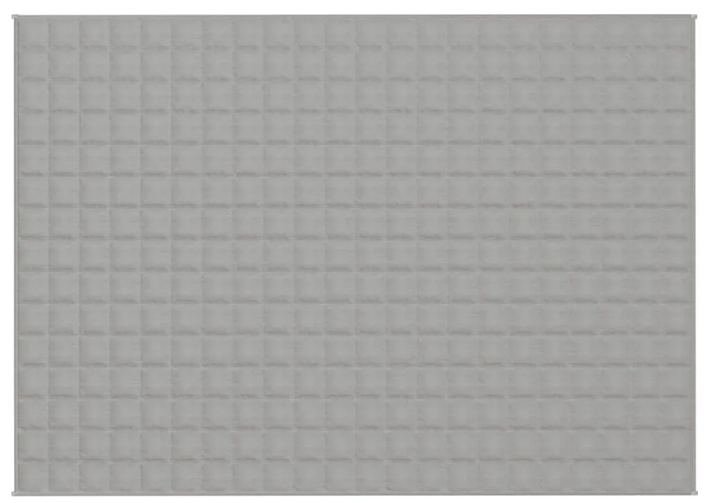 Manta pesada 11 kg 155x220 cm tecido cinza