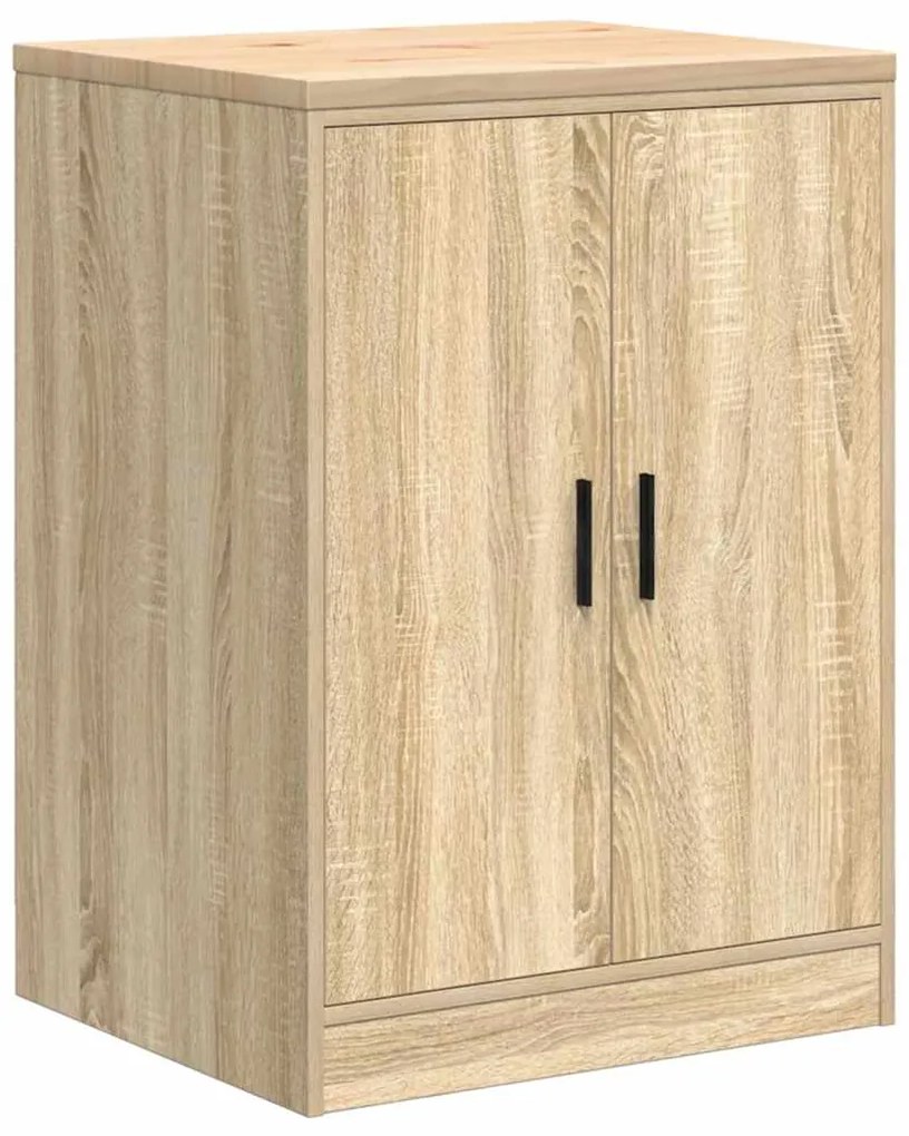 Armários de garagem 2pcs derivados de madeira carvalho sonoma