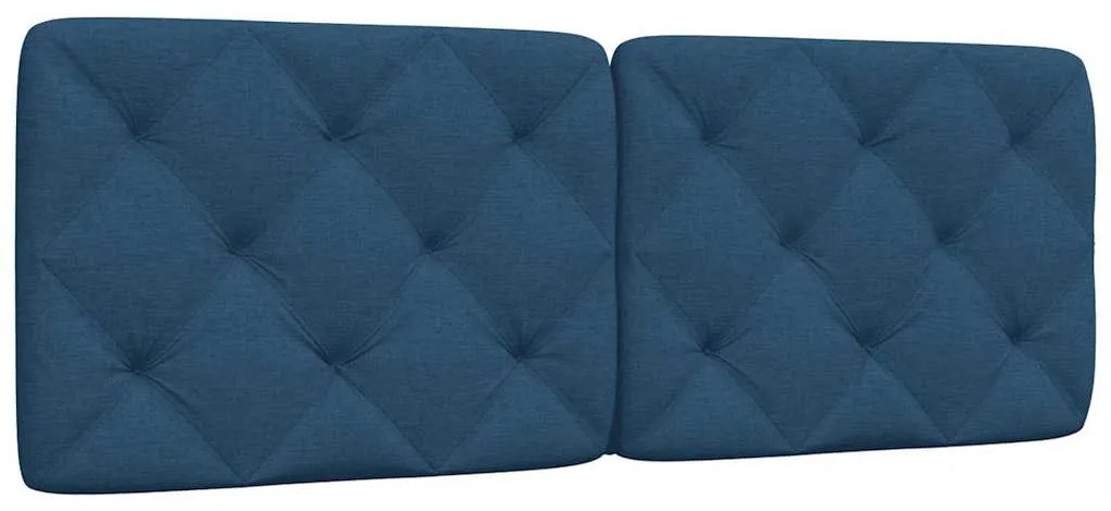 Almofadão de cabeceira 120 cm tecido azul