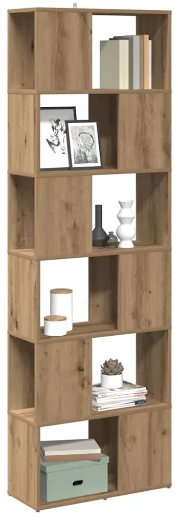 vidaXL Estante/divisória 60x24x186 cm carvalho artisiano