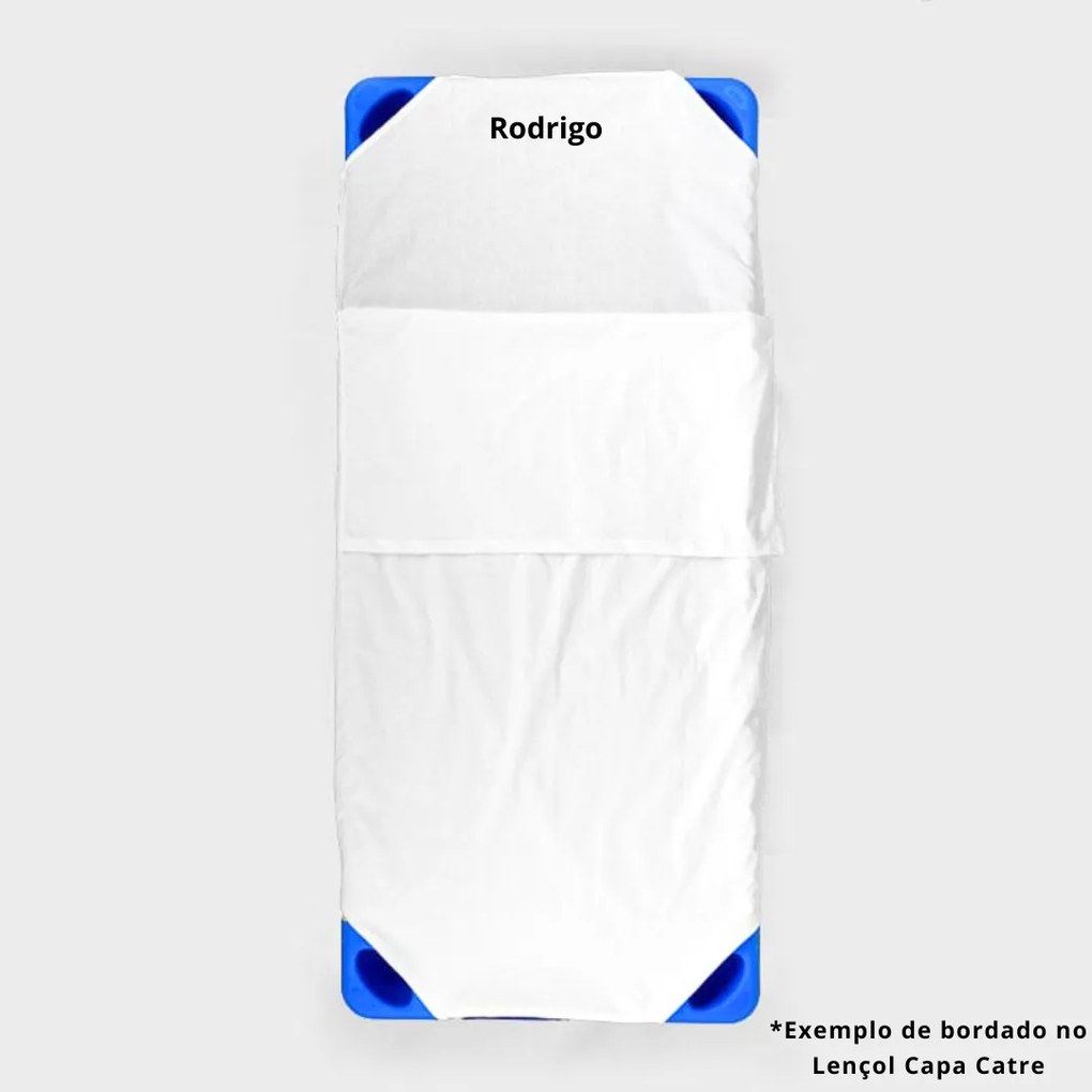 Lençol para Catre 100% algodão Personalizado
