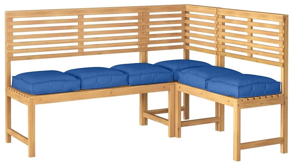 Conjunto de Almofadas de Palete Azul Royal com 6 peças, 40x40x8 cm, fe