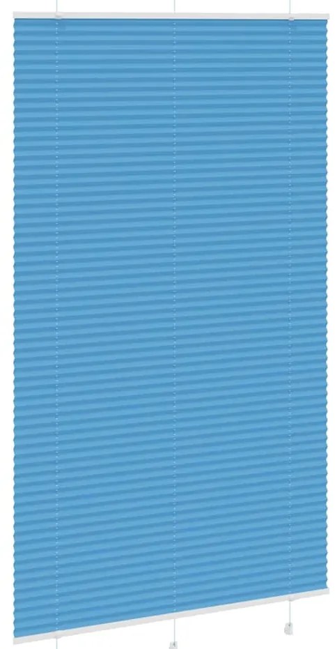 Plissado Cego Azul 120x200 cm Largura Tecido 119,4 cm Poliéster