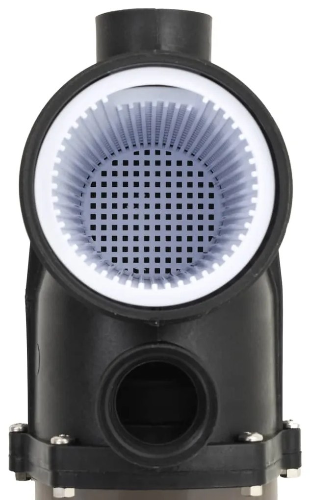 Bomba de piscina com temporizador preto 0,25 HP 8000 L/h