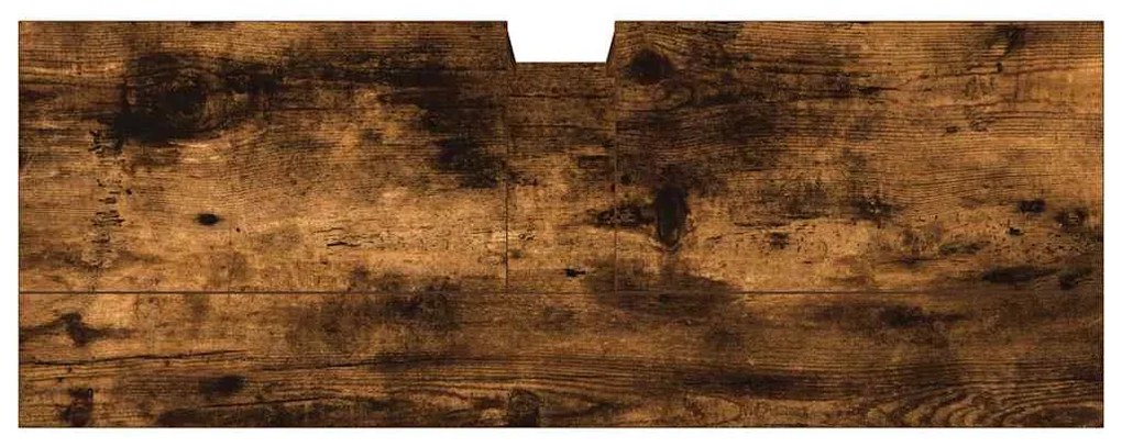 Móvel p/ lavatório 80x30x60cm derivados madeira carvalho fumado