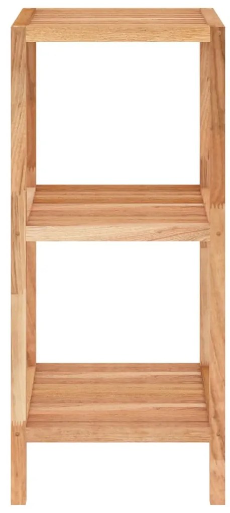 Unidade de prateleiras WC 36x36x79 cm nogueira maciça