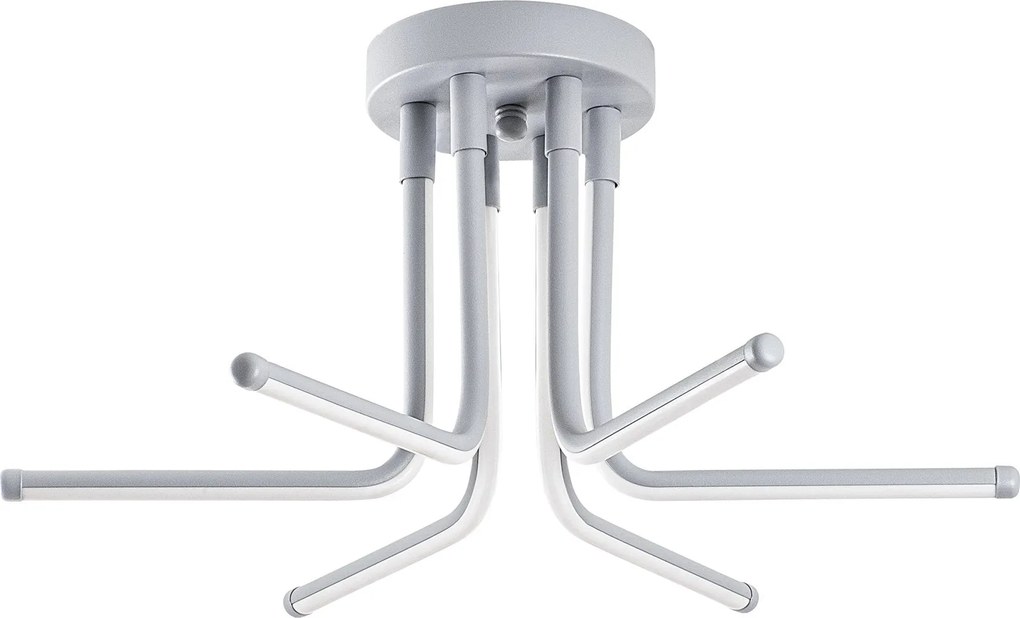 Candeeiro de Teto Leddaisy – Cinza – 55 x 25 x 55 cm