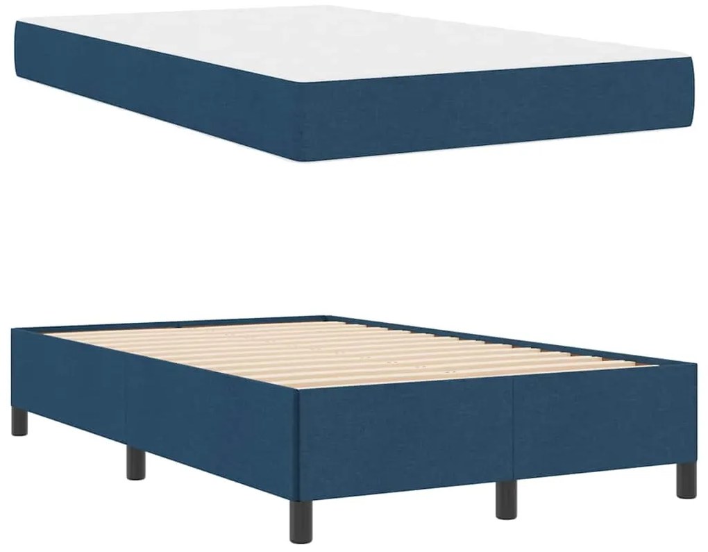 Cama Box Cinza claro, Preto 120 x 190 cm