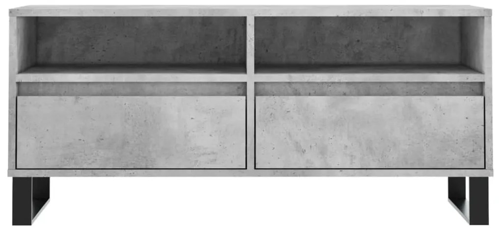 Móvel p/ TV 100x34,5x44,5cm derivados de madeira cinza cimento
