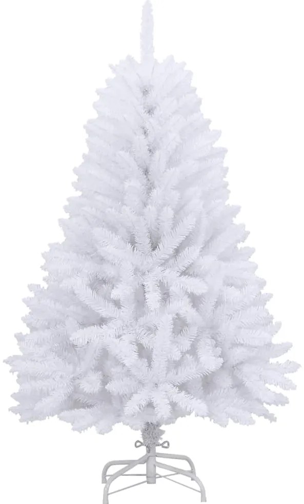 Árvore de Natal artificial articulada com suporte 150 cm branco