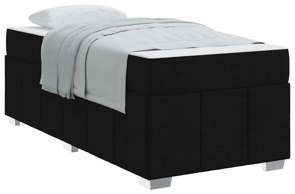 Estrutura da Cama Preto 90 x 190 cm tecido