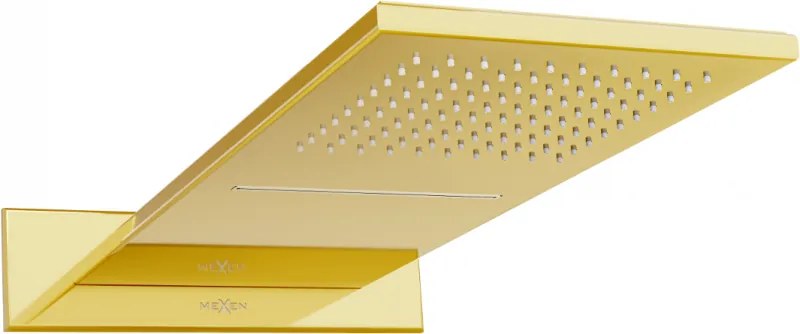 Mexen Waterfall chuveiro slim 50 x 22 cm, dourado - 79190-50