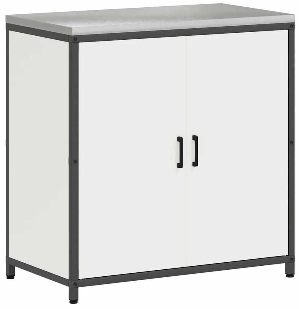 Conjunto de Armazenamento de Cozinha 3 pcs Branco
