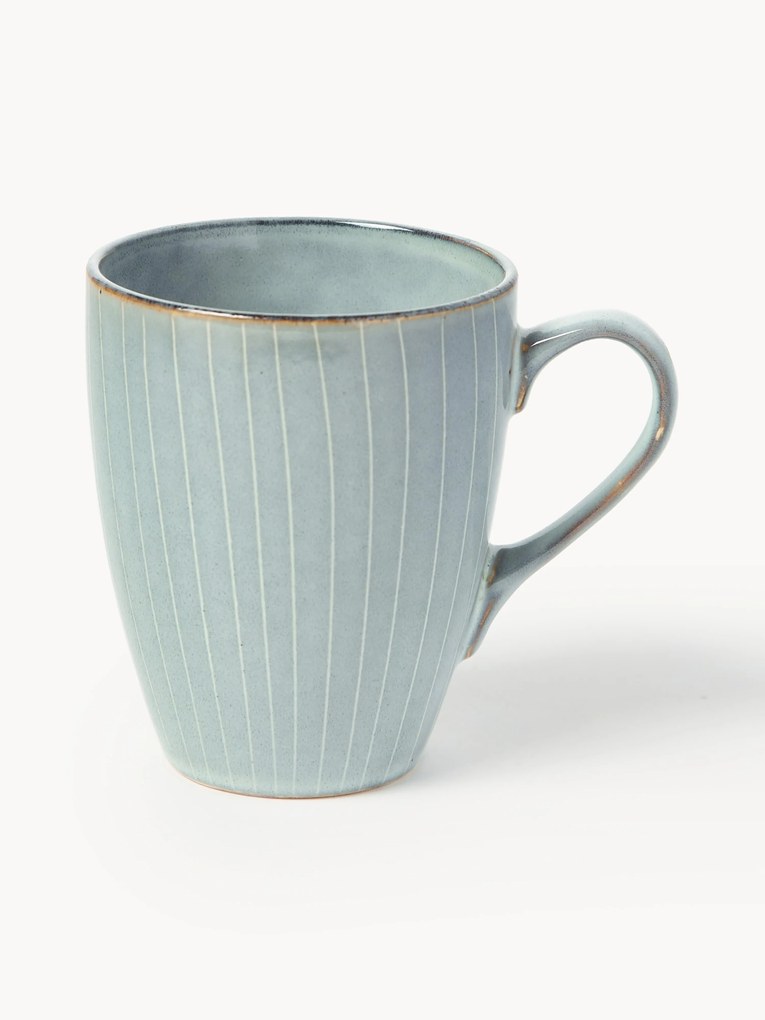 Handmade Mugs Nordic Sea, 400 ml, Set of 6