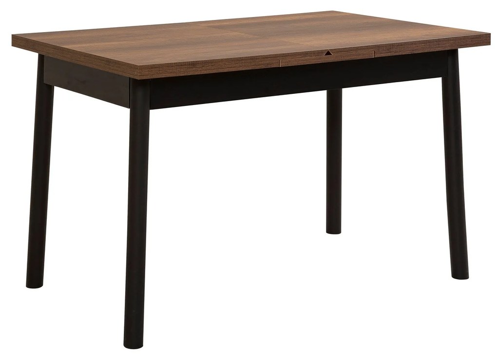 Conjunto de Mesa de Jantar Extensível Oliver – Preto – 120x77x75 cm