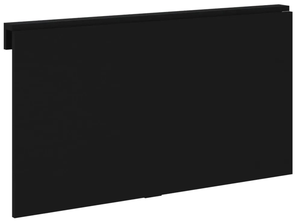 Mesa de parede dobrável 100x60x56 cm derivados de madeira preto