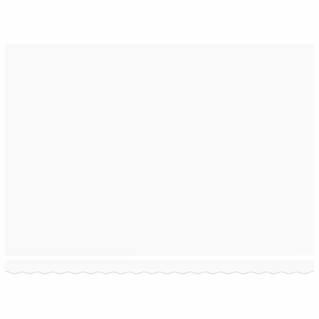 Toldo Retrátil Automático vidaXL com LED Branco 450x350 cm
