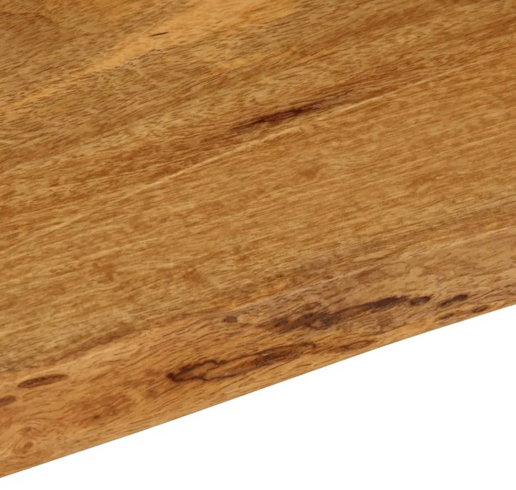 Tampo de mesa c/ borda viva 140x60x2,5 cm mangueira maciça
