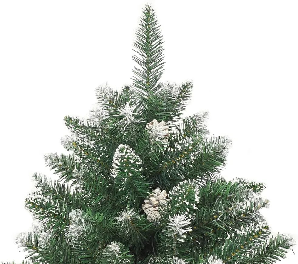Árvore de Natal artificial com suporte PVC 180 cm