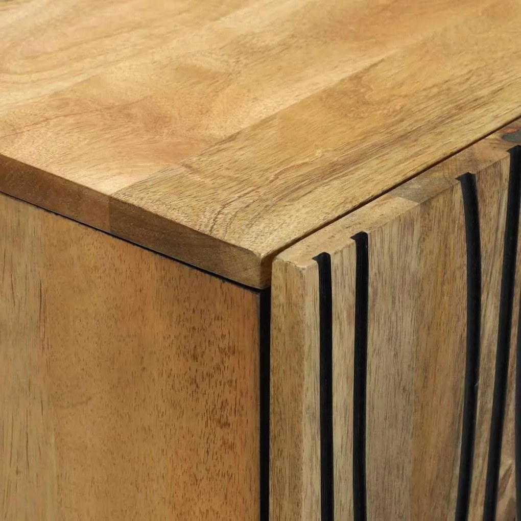 Buffet - 60 x 33,5 x 75 cm, feito de madeira de manga maciça.