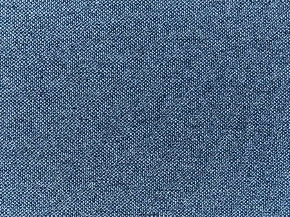 Cama de casal com arrumação em tecido azul 180 x 200 cm DREUX Beliani
