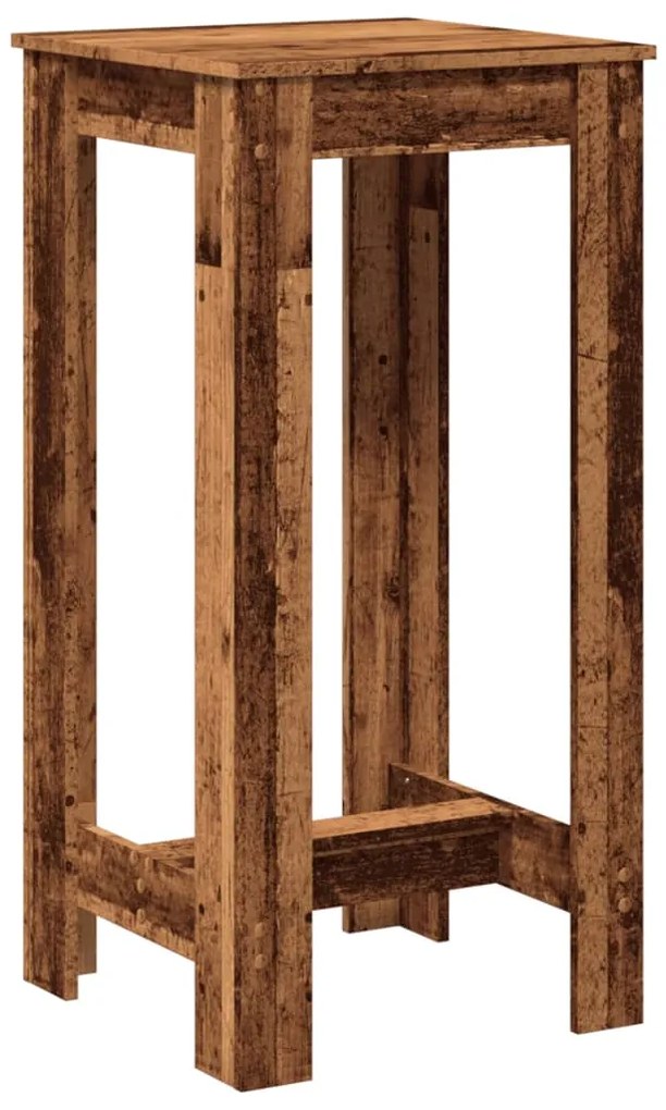 Mesa de bar 51x50x103,5 cm derivados de madeira madeira velha