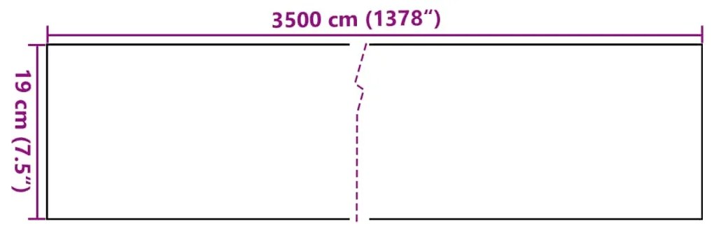 Painéis de privacidade para jardim 4 pcs 35x0,19 m PVC creme
