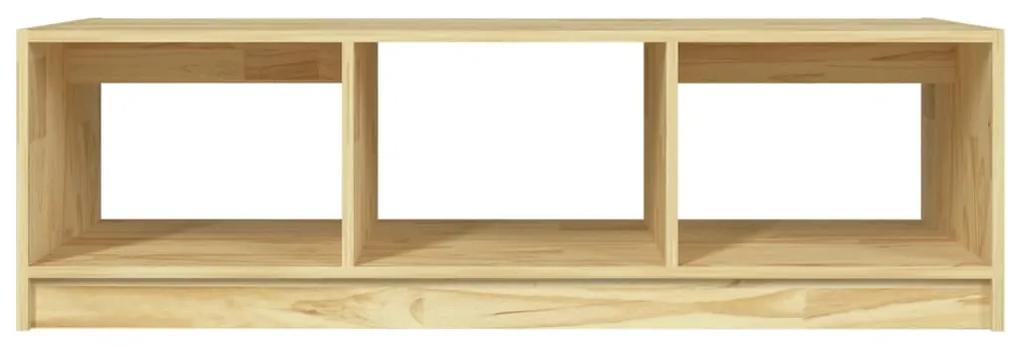 Mesa de centro 110x50x34 cm madeira de pinho maciça
