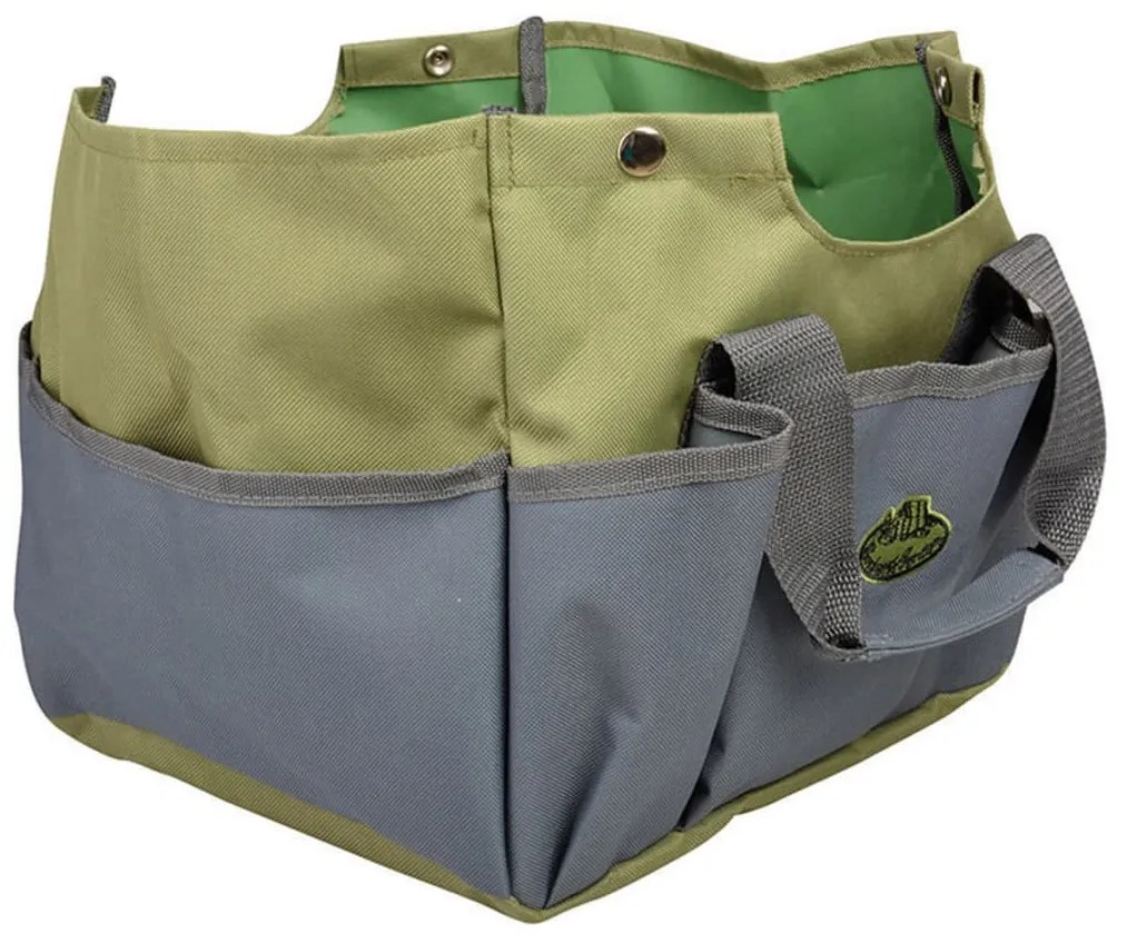 Saco para ferramentas de jardim e banco cinzento GT85