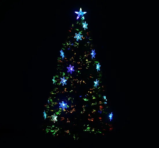 Árvore de Natal Verde Φ 60 x 150 cm + Luzes LED Árvore Artificial