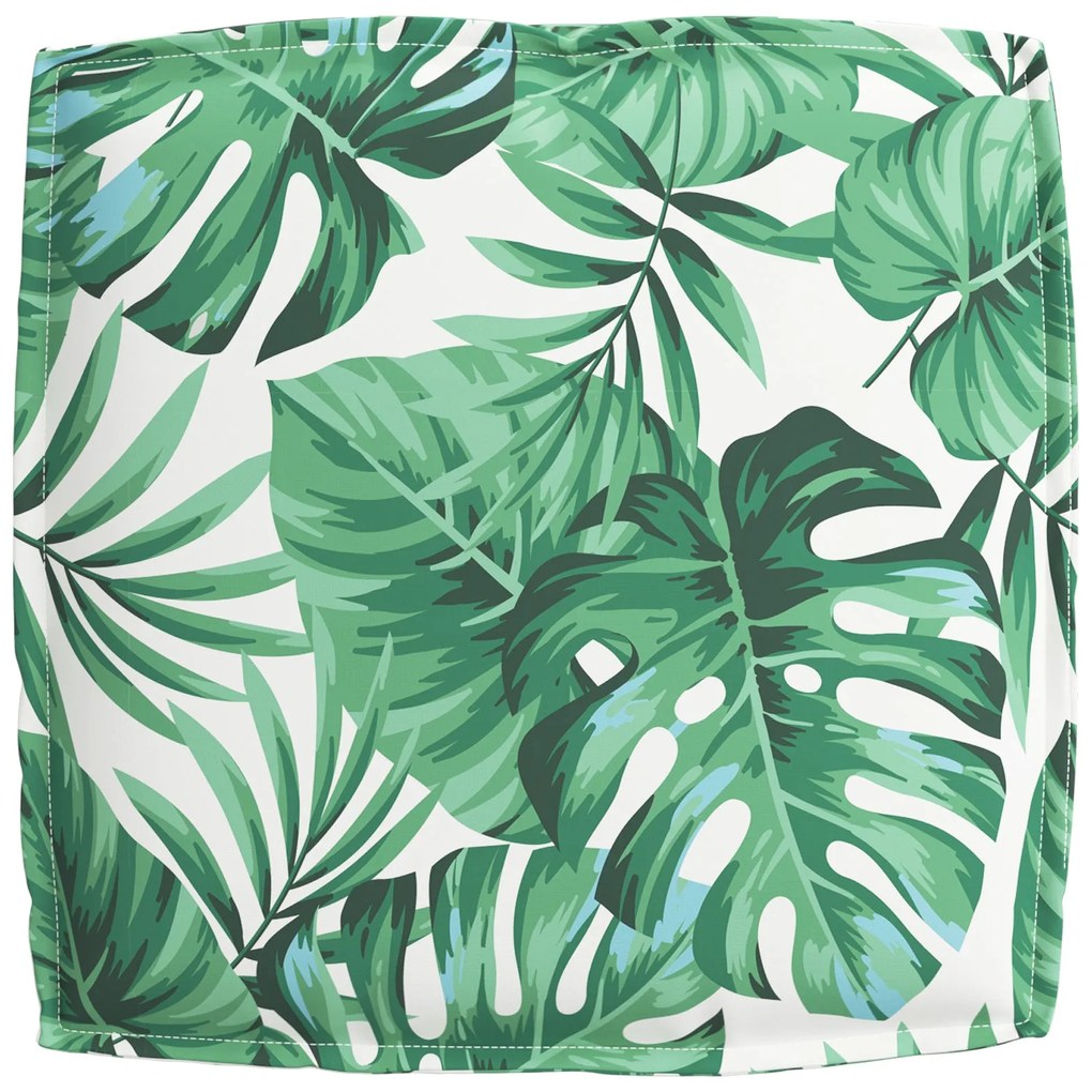 Conjunto de Almofadas para Palete de 2 Peças com Padrão de Folhas em T