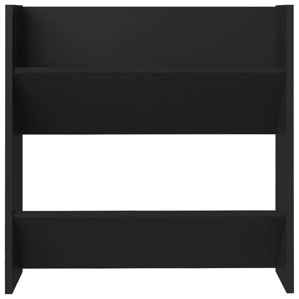 Sapateira de parede 60x18x60 cm derivados de madeira preto
