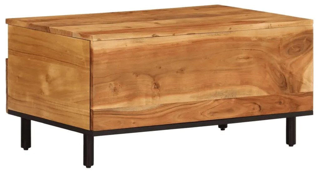 Mesa de centro 80x54x40 cm madeira de acácia maciça
