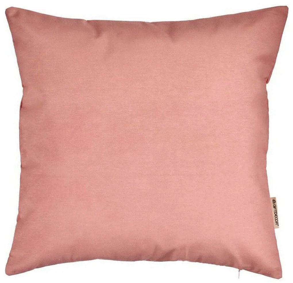 Capa de travesseiro Cor de Rosa (45 x 0,5 x 45 cm) (12 Unidades)