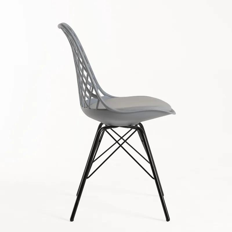 Cadeira Iron Mima - Cinza claro
