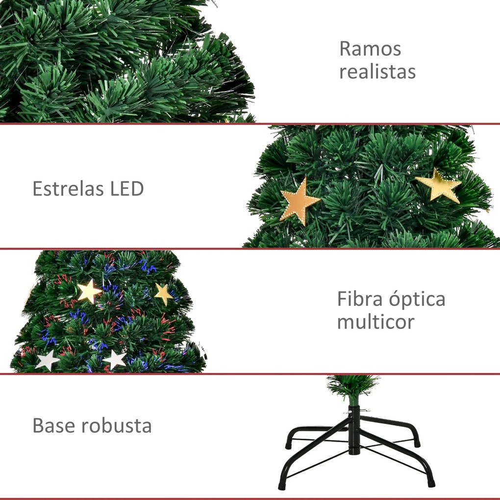 Árvore de Natal Artificial Pinheiros 180 cm com Suporte Decorações de