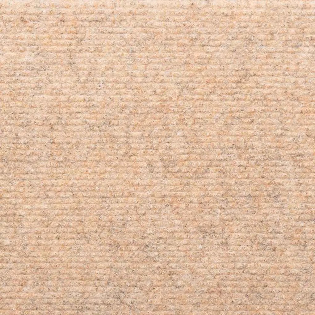 Tapetes de escada autoadesivos 20 pcs 65x21x4 cm creme