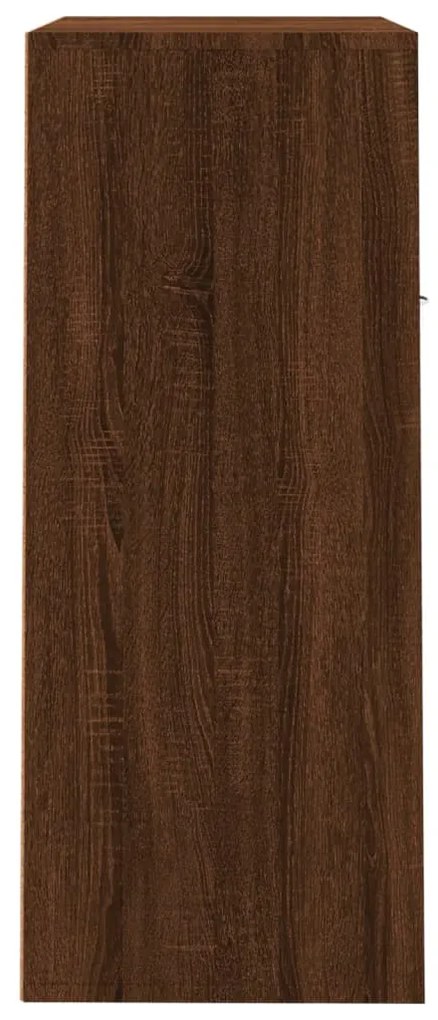 Sapateira 60x35x84 cm derivados de madeira carvalho castanho