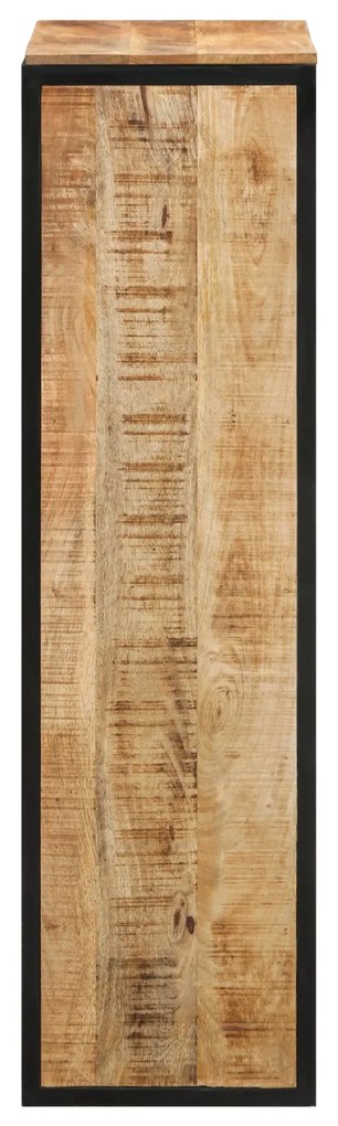 Armário de Sapatos 50x30x110 cm Madeira Maciça Rugosa