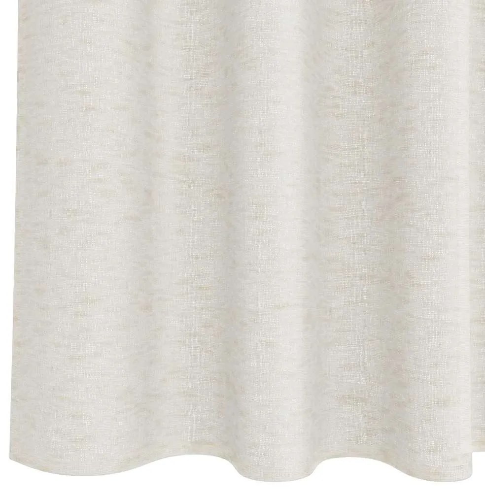 Cortinas com cortinas 2 pcs Creme 140 x 140 cm Poliéster