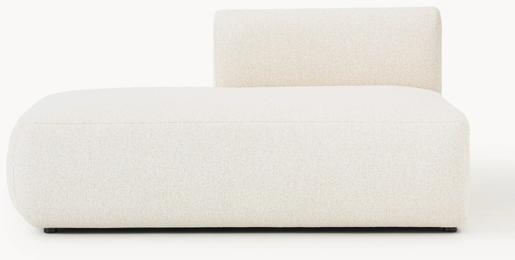 Módulo chaise longue em bouclé Sofia