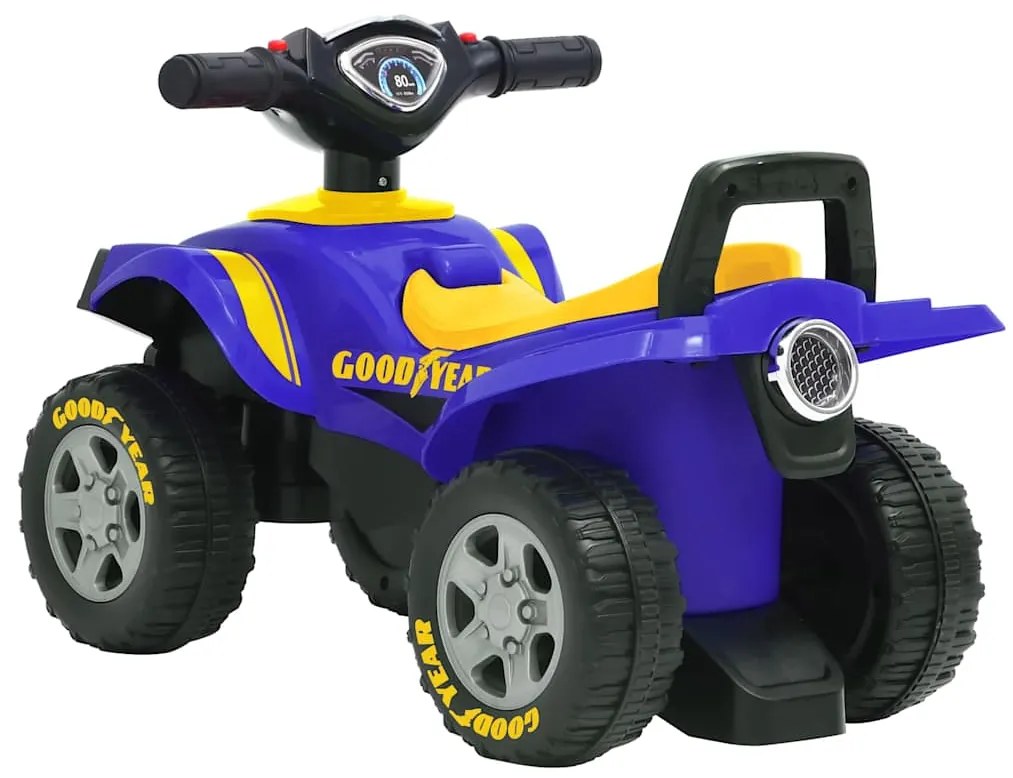 Moto-quatro infantil Good Year azul